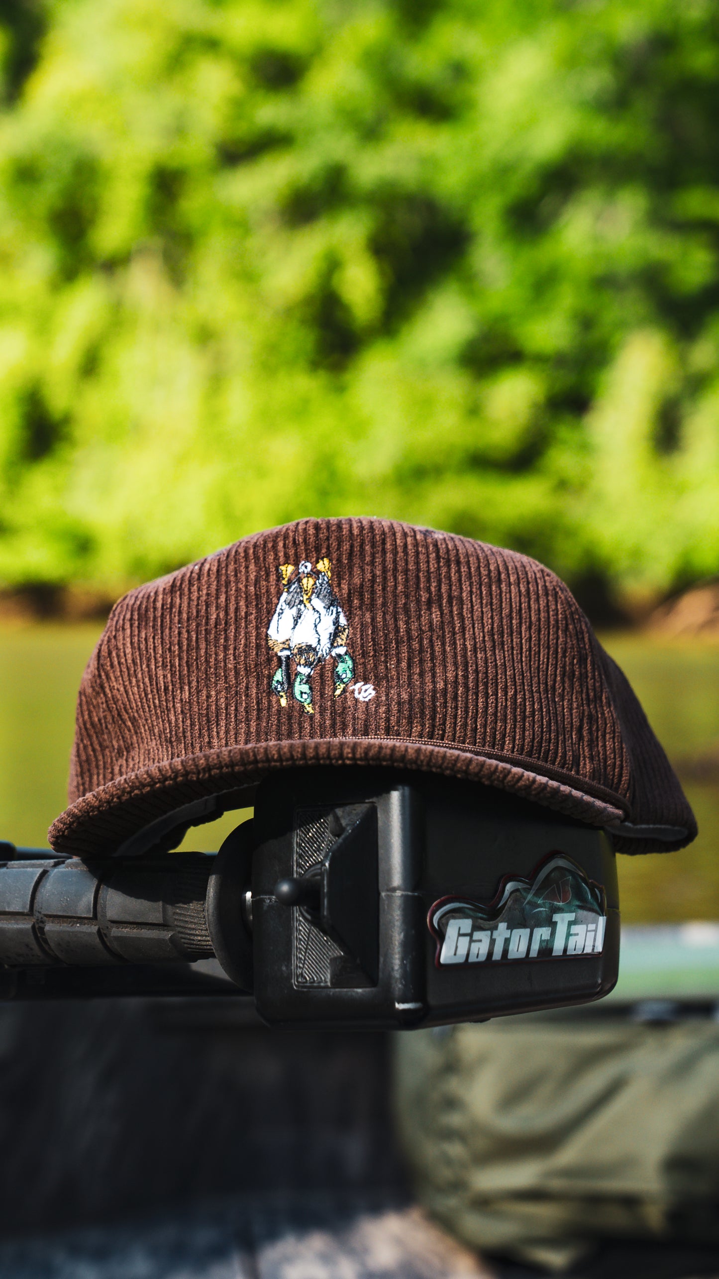 Corduroy Duck Hat